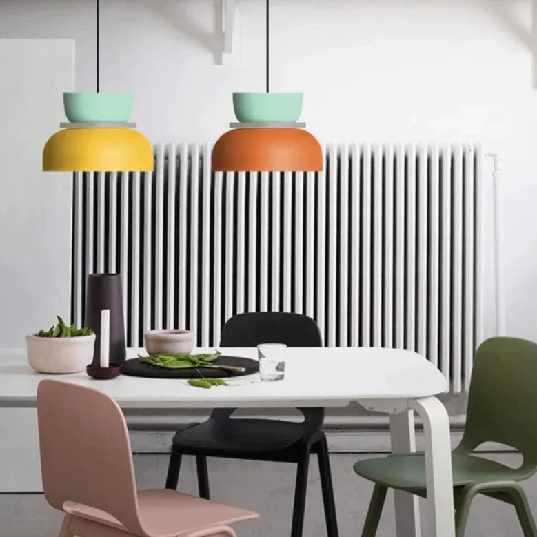 LuminaGlow - Lámpara colgante moderna en estilo escandinavo Macaron Stijl