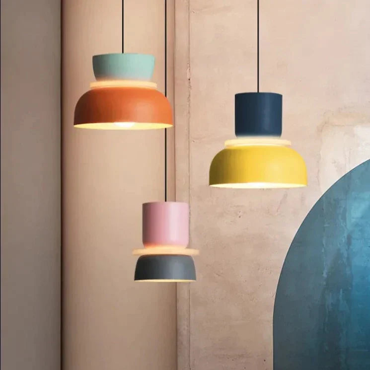 LuminaGlow - Lámpara colgante moderna en estilo escandinavo Macaron Stijl
